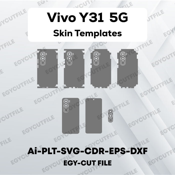 Vivo Y31 5G Vector Skin Cut Files
