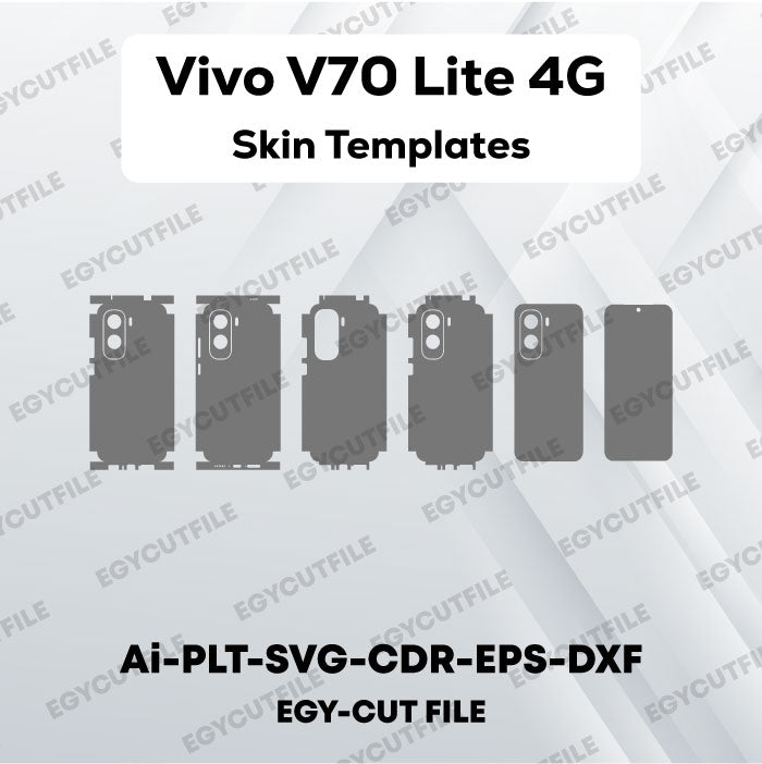 Vivo V70 Lite 4G Vector Skin Cut Files