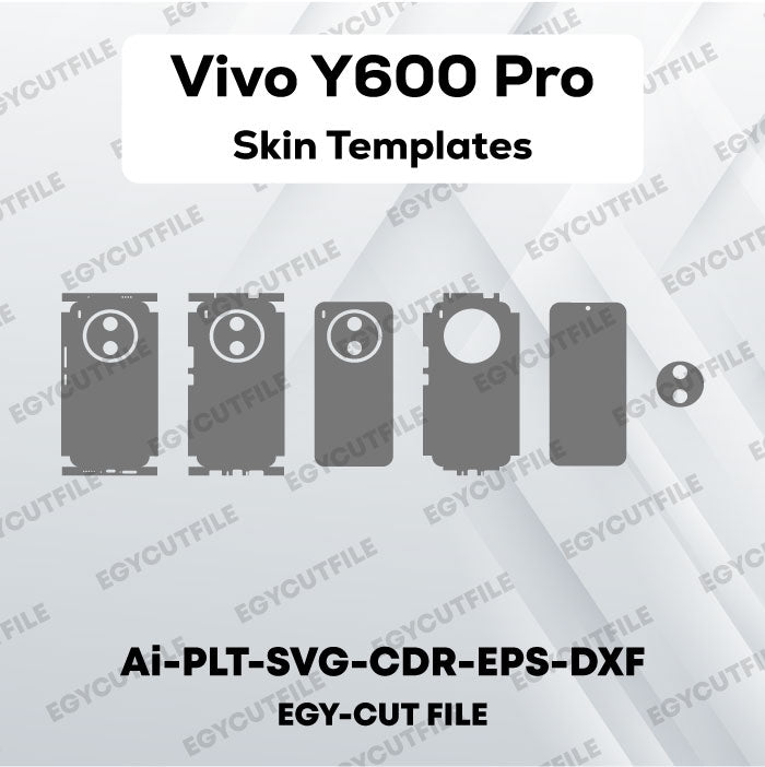 Vivo Y600 Pro Vector Skin Cut Files
