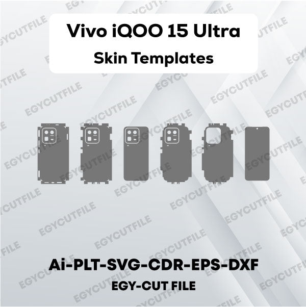 Vivo iQOO 15 Ultra Vector Skin Cut Files