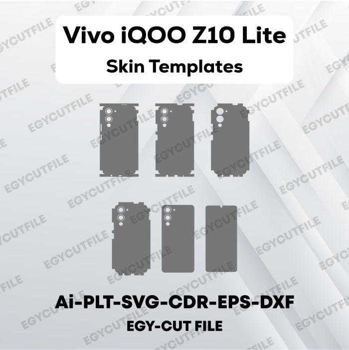 Vivo iQOO Z10 Lite Vector Skin Cut Files