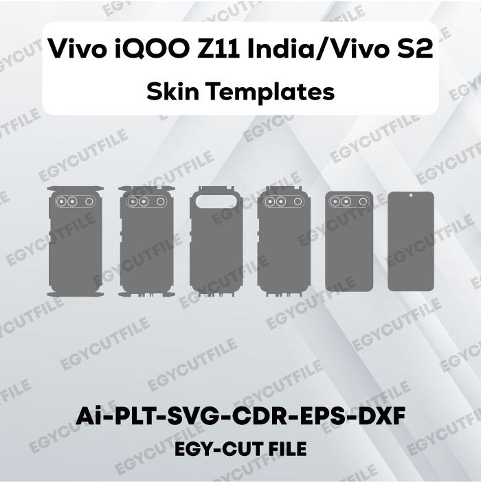 Vivo iQOO Z11 India -Vivo S2Vector Skin Cut Files