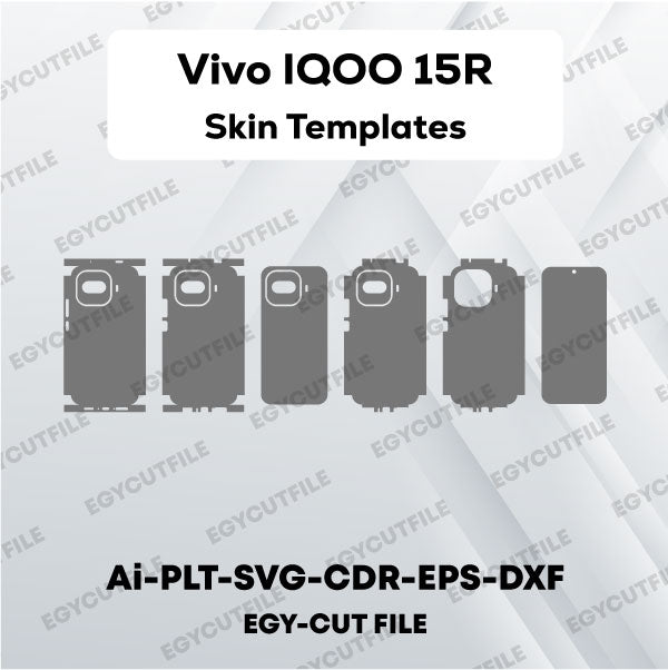 Vivo IQOO 15R Vector Skin Cut Files