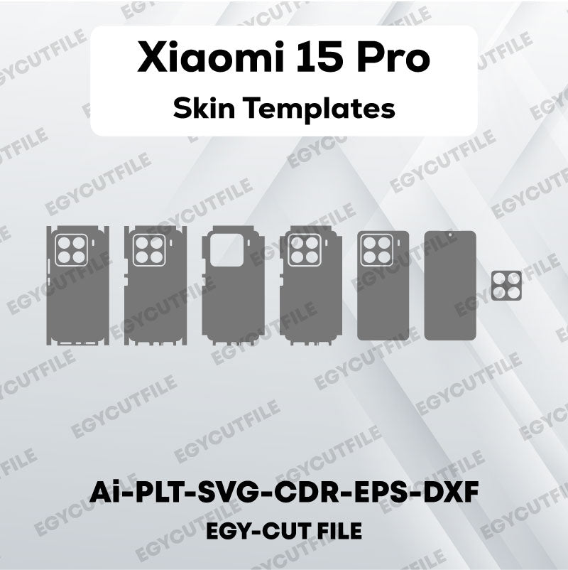 Xiaomi 15 Pro Vector Skin Cut Files