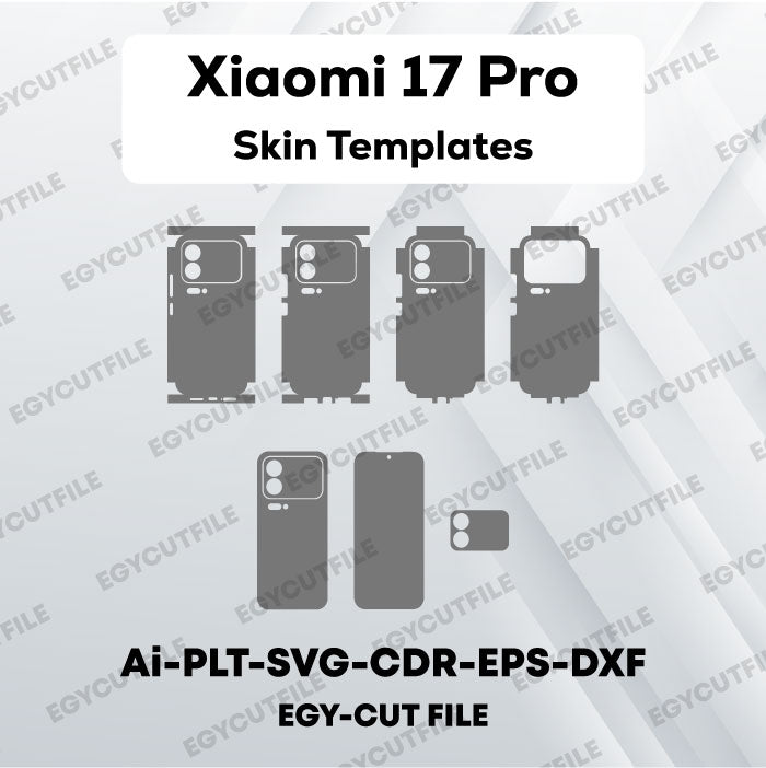 Xiaomi 17 Pro Vector Skin Cut Files