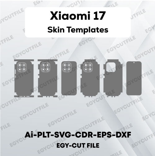 Xiaomi 17 Vector Skin Cut Files