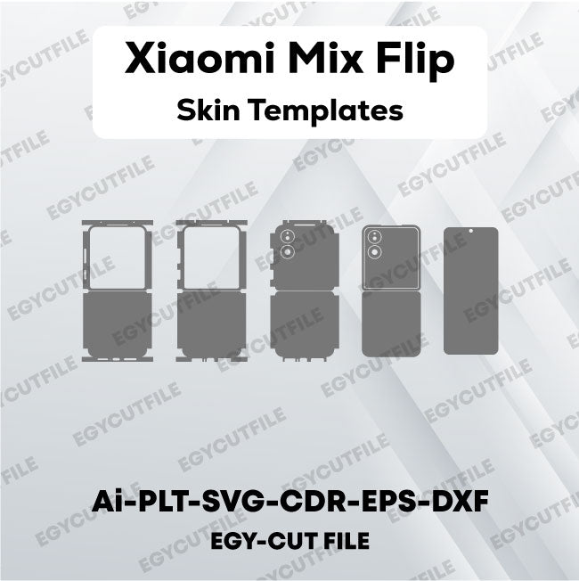 Xiaomi Mix Flip Vector Skin Cut Files