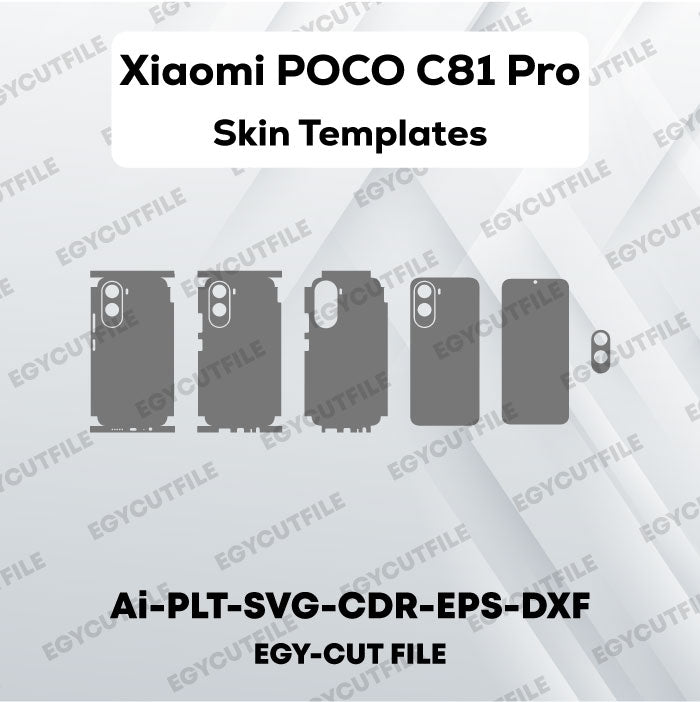 Xiaomi POCO C81 Pro Vector Skin Cut Files
