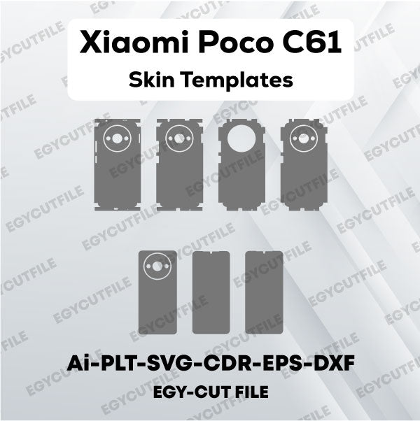 Xiaomi Poco C61 Vector Skin Cut Files
