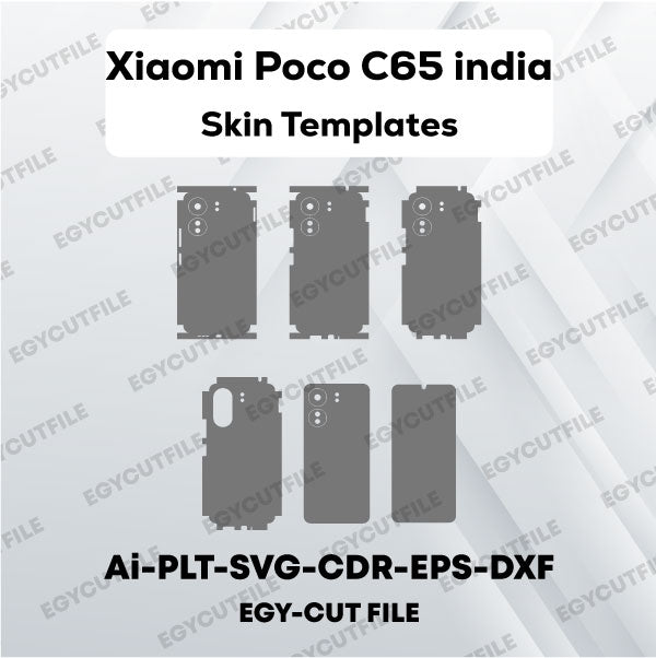 Xiaomi Poco C65 india Vector Skin Cut Files