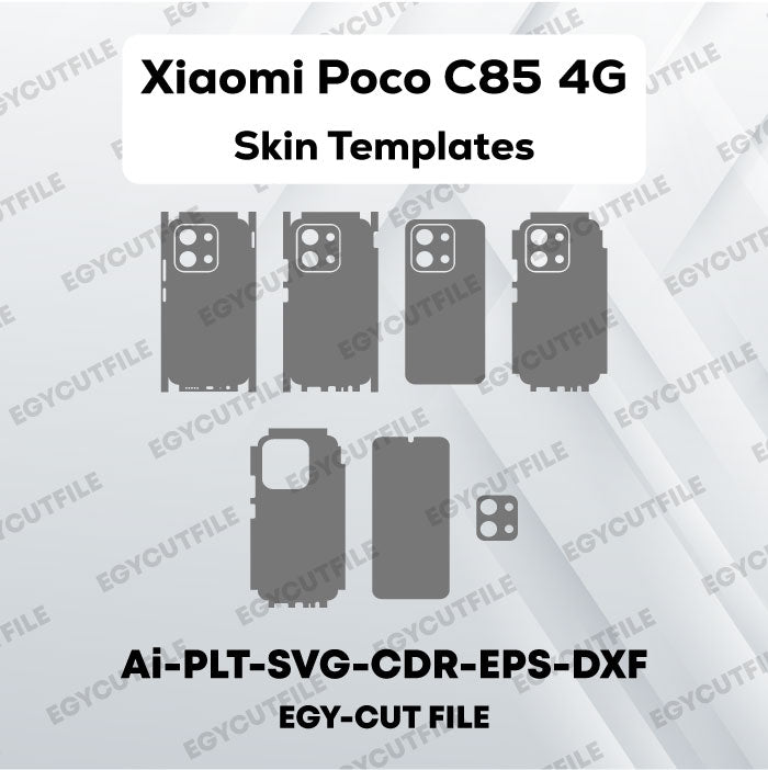Xiaomi Poco C85 4G Vector Skn Cut Files