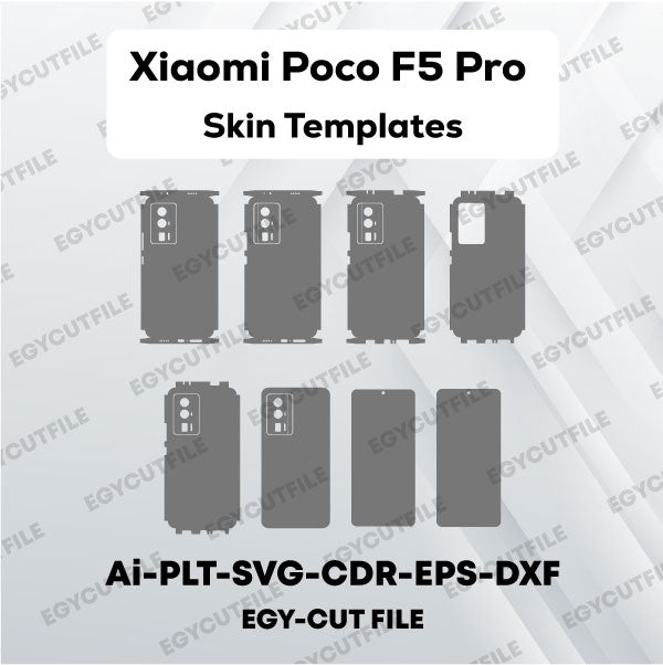 Xiaomi Poco F5 Pro Vector Skin Cut Files