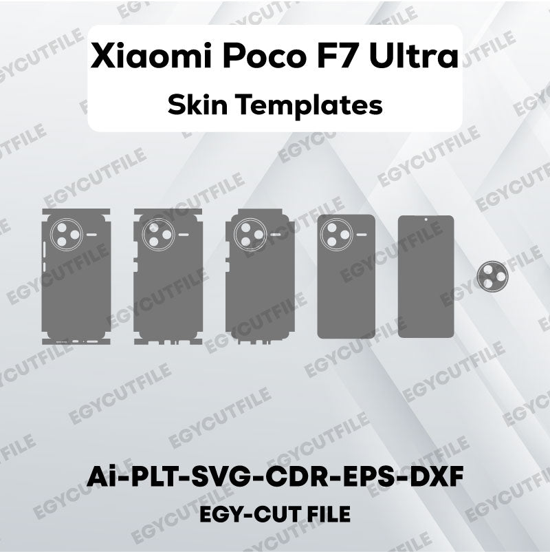 Xiaomi Poco F7 Ultra Vector Skin Cut Files