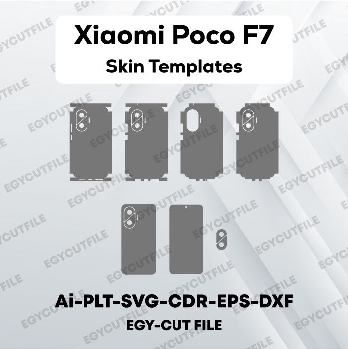 Xiaomi Poco F7 Vector Skin Cut Files