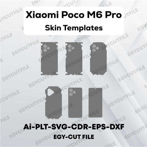 Xiaomi Poco M6 Pro Vector Skin Cut Files