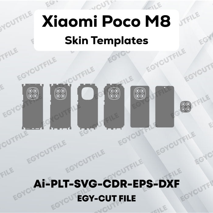 Xiaomi Poco M8 Vector Skin Cut Files