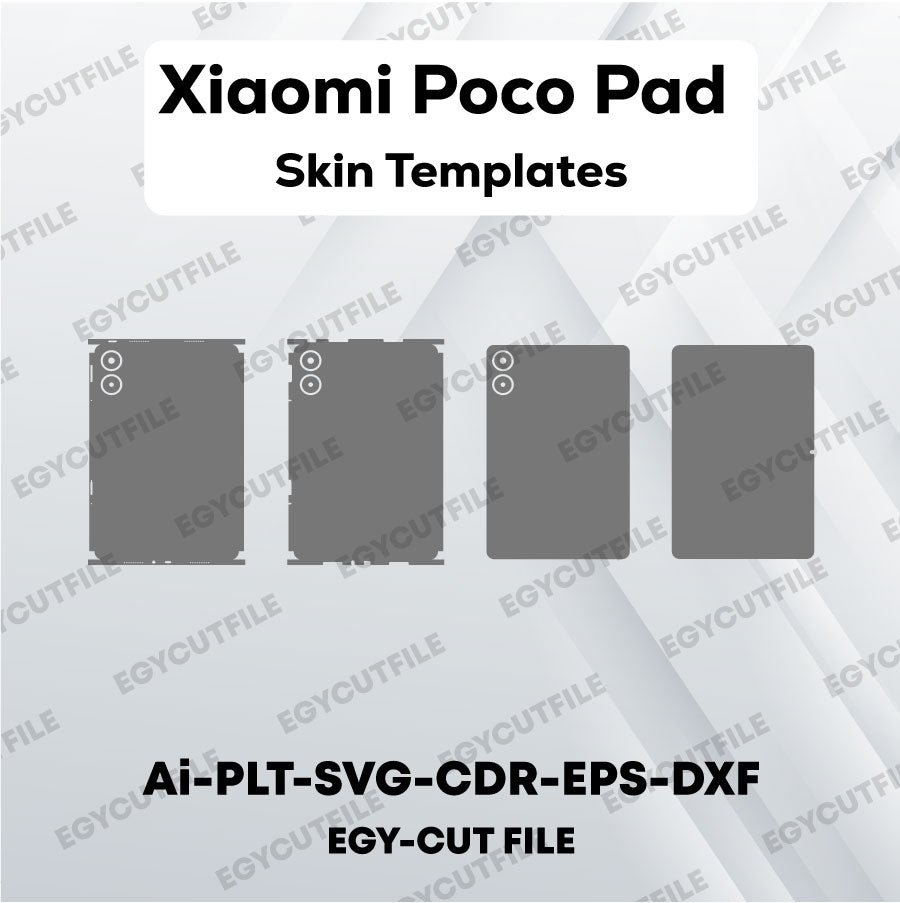 Xiaomi Poco Pad Vector Skin Cut Files