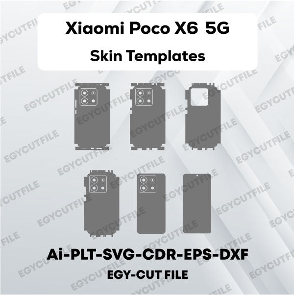 Xiaomi Poco X6 Vector Skin Cut Files