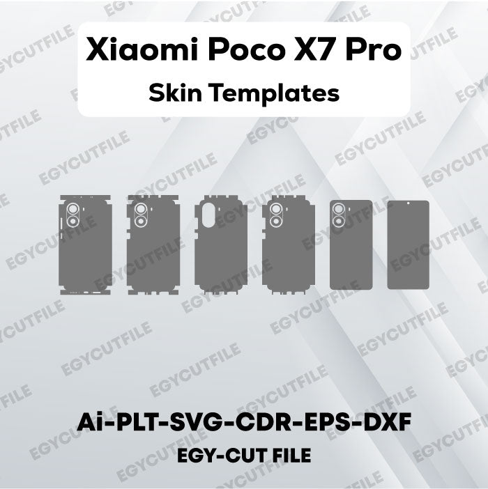 Xiaomi Poco X7 Pro Vector Skin Cut Files