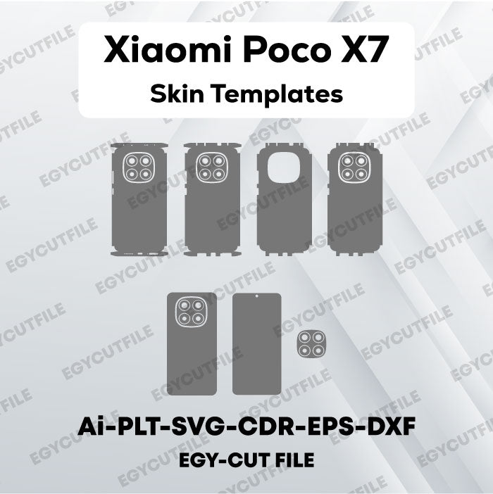 Xiaomi Poco X7 Vector Skin Cut Files