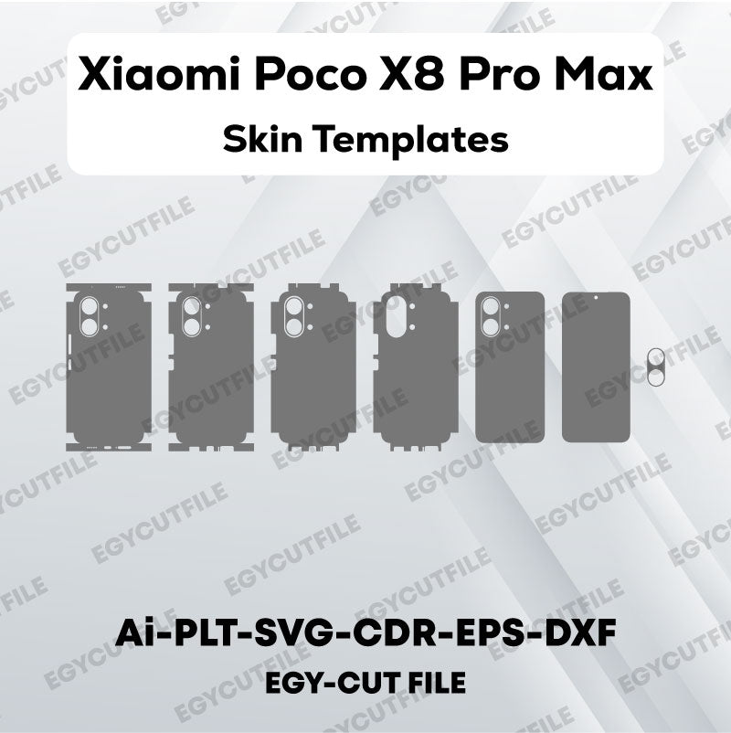Xiaomi Poco X8 Pro Max Vector Skin Cut Files
