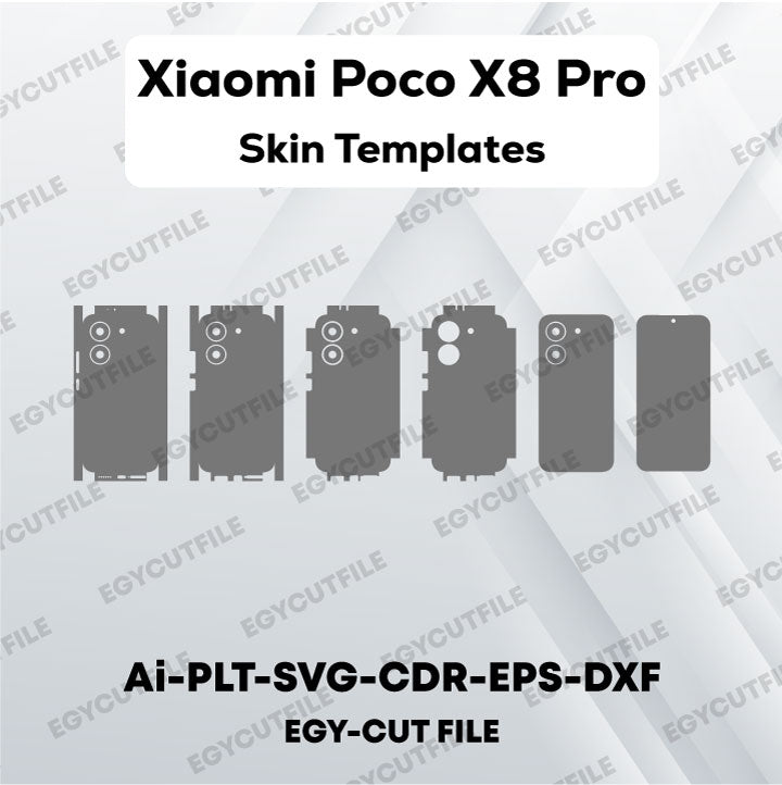 Xiaomi Poco X8 Pro Vector Skin Cut Files