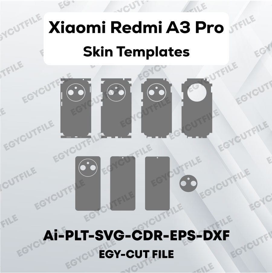 Xiaomi Redmi A3 Pro Vector Skin Cut Files