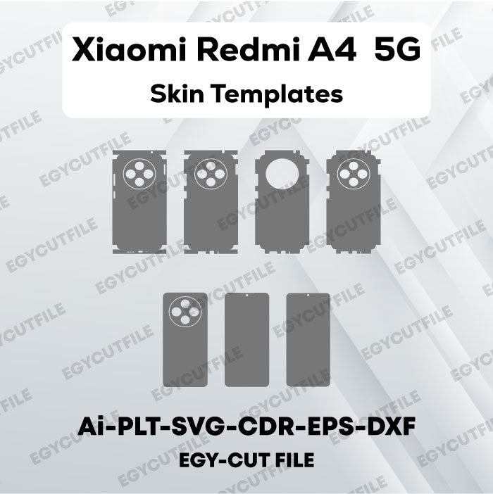 Xiaomi Redmi A4 5G Vector Skin Cut Files