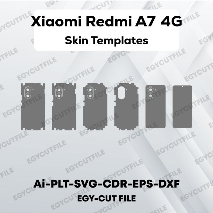 Xiaomi Redmi A7 4G Vector Skin Cut Files