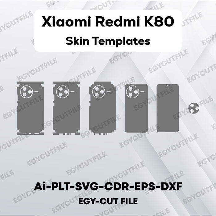 Xiaomi Redmi K80 Vector Skin Cut Files