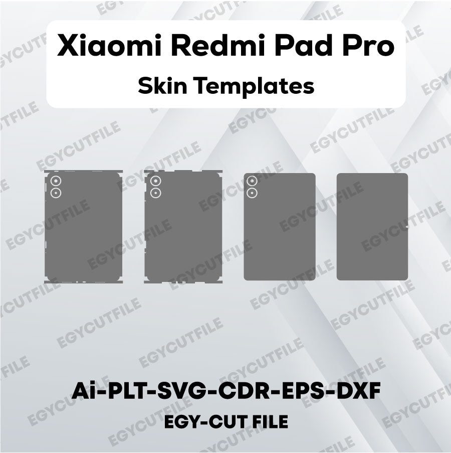 Xiaomi Redmi Pad Pro Vector Skin Cut Files