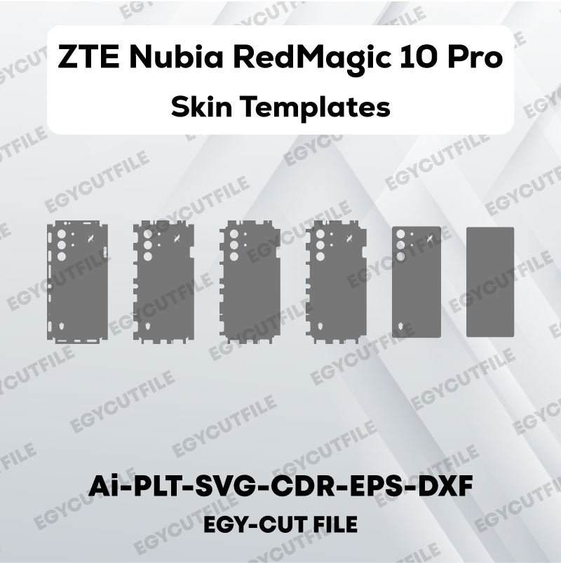 ZTE Nubia RedMagic 10 Pro Vector Skin Cut Files