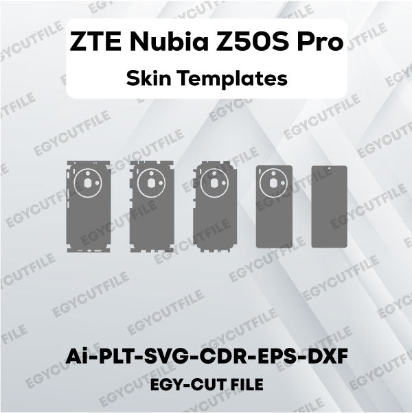 ZTE Nubia Z50S Pro Vector Skin Cut Files