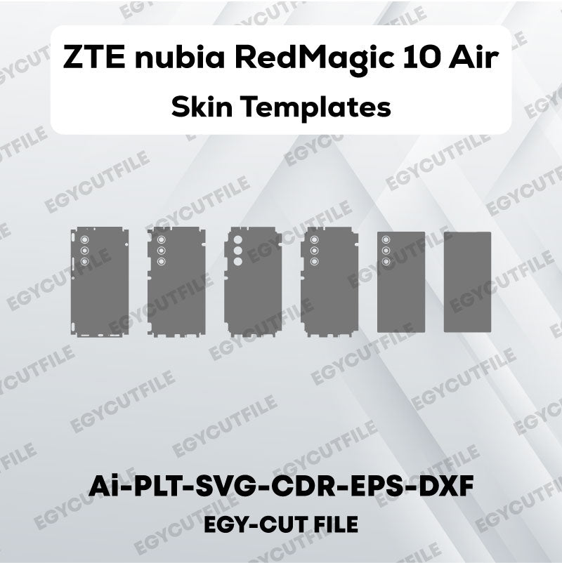 ZTE nubia RedMagic 10 Air Vector Skin Cut Files