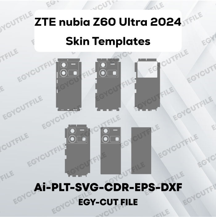 ZTE nubia Z60 Ultra 2024 Vector Skin Cut Files