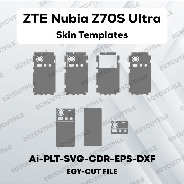 ZTE Nubia Z70S Ultra Vector Skin Cut Files