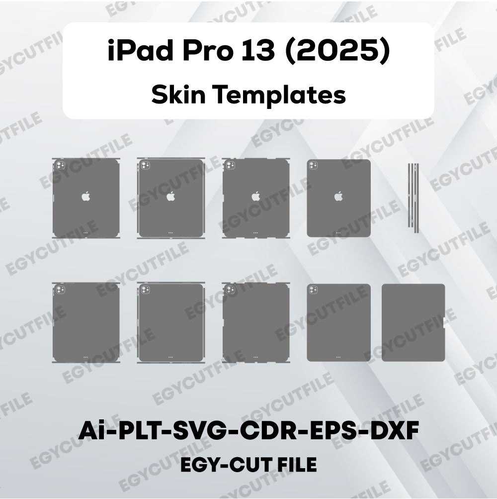 iPad Pro 13 (2025) Vector Skin Cut Files