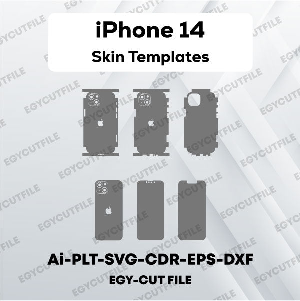 iPhone 14 Vector Skin Cut Files