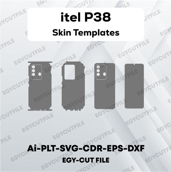 itel P38 Vector Skin Cut Files