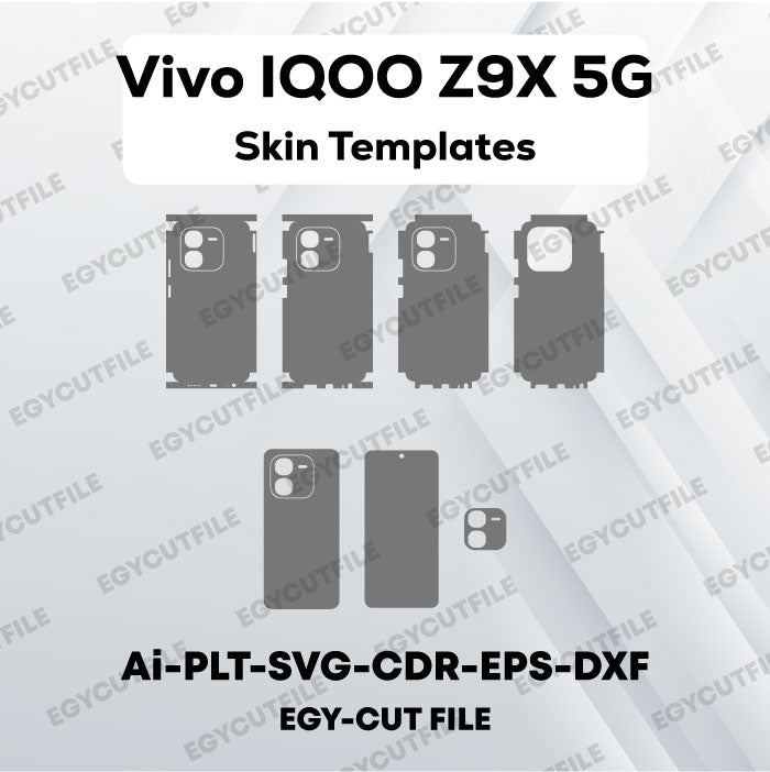 Vivo IQOO Z9X 5G Vector Skin Cut Files