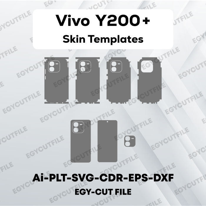 Vivo Y200+ Vector Skin Cut Files