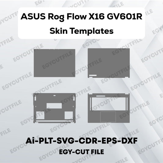ASUS Rog Flow X16 GV601R Vector Skin Cut Files