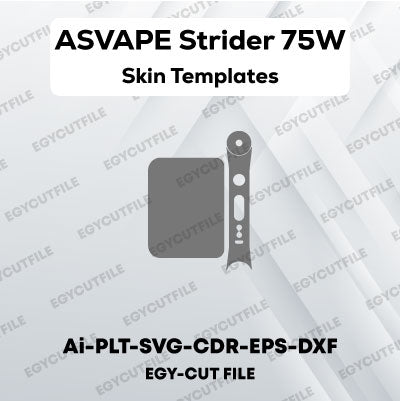 ASVAPE STRIDER 75W Vector Skin Cut Files