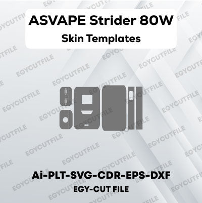 STRIDER 80W Vector Skin Cut Files