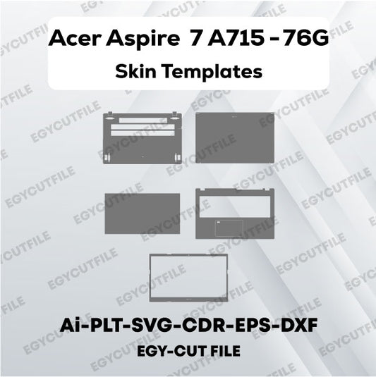 Acer Aspire 7 A715-76G Vector Skin Cut Files