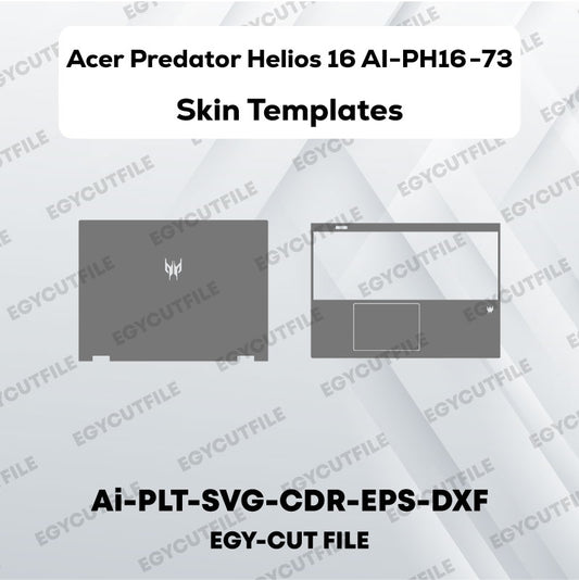 Acer Predator Helios 16 AI-PH16-73 Vector Skin Cut Files