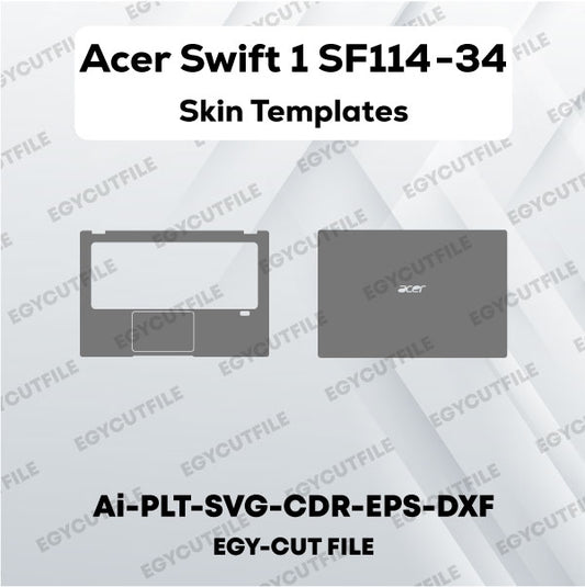 Acer Swift 1 SF114-34 Vector Skin Cut Files