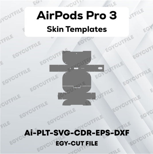 AirPods Pro 3 Vector Skin Cut Files