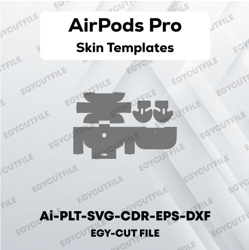 AirPods Pro Vector Skin Cut Files