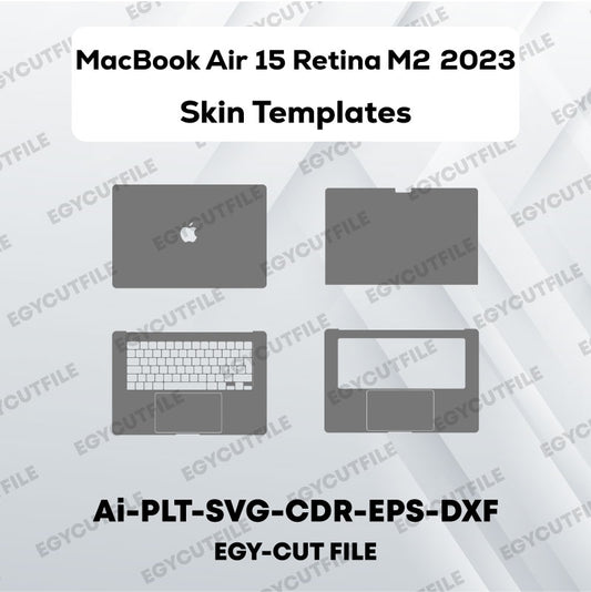 MacBook Air 2023 15.3 Retina M2 Vector Skin Cut Files